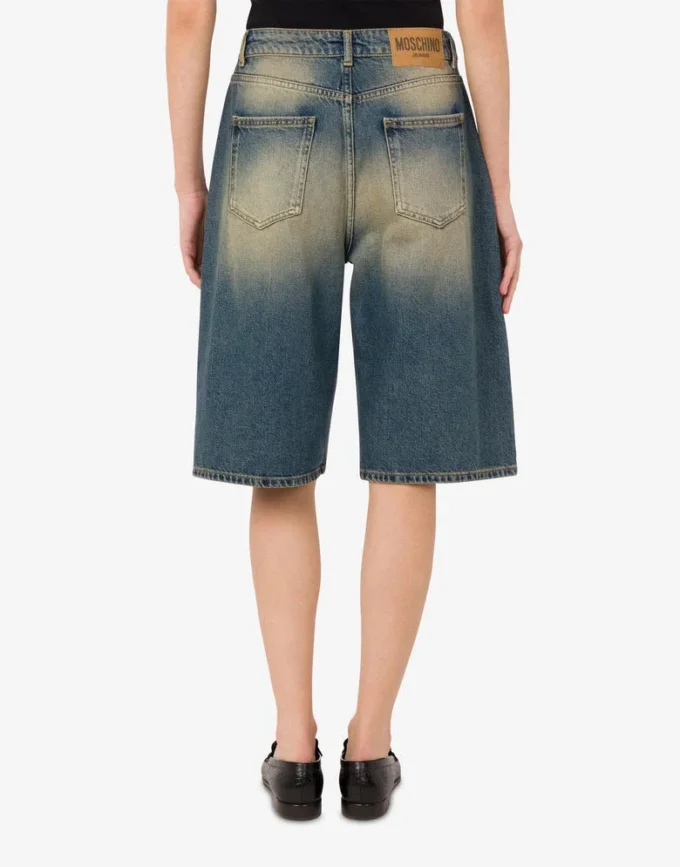 Bermudashorts i bomullsdenim Bermudashorts i bomullsdenim