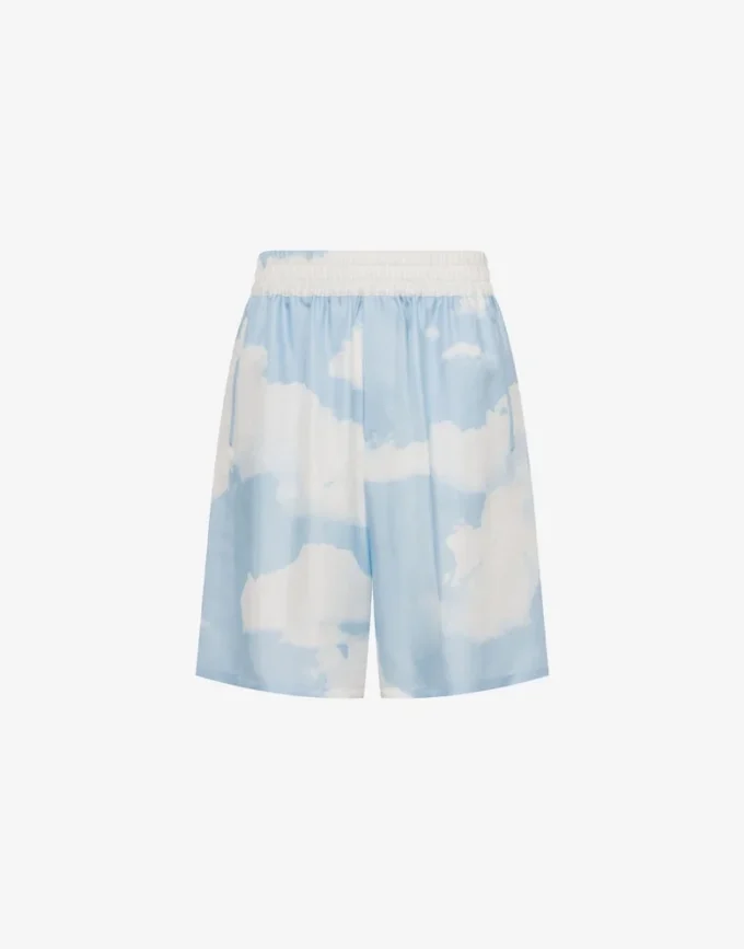 Bermudashorts i silkes twill Arkivmoln