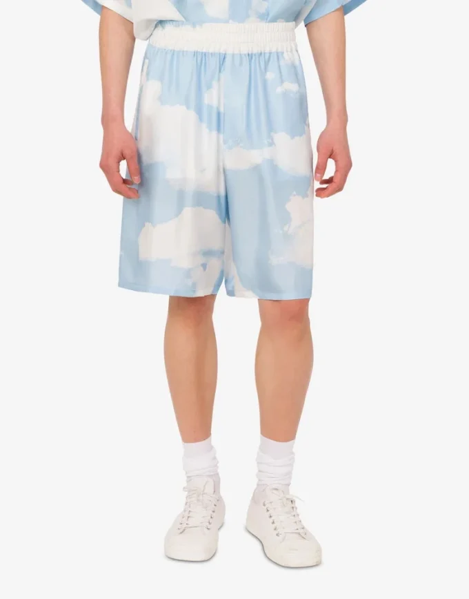 Bermudashorts i silkes twill Arkivmoln