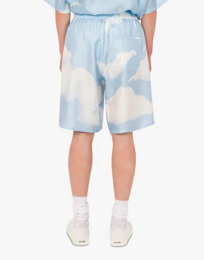 Bermudashorts i silkes twill Arkivmoln