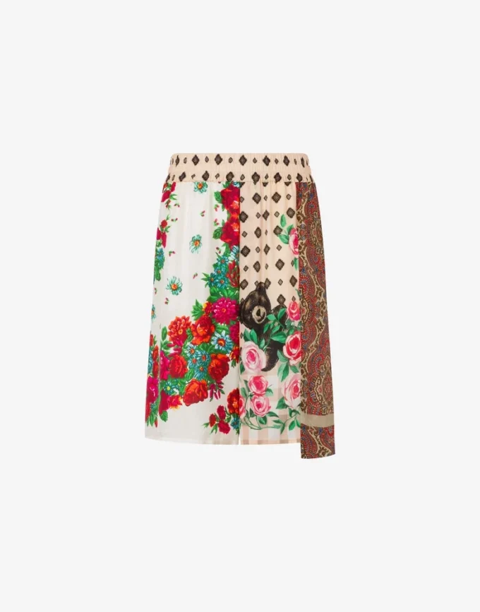 Bermudashorts i tryckt siden Bermudashorts i tryckt siden