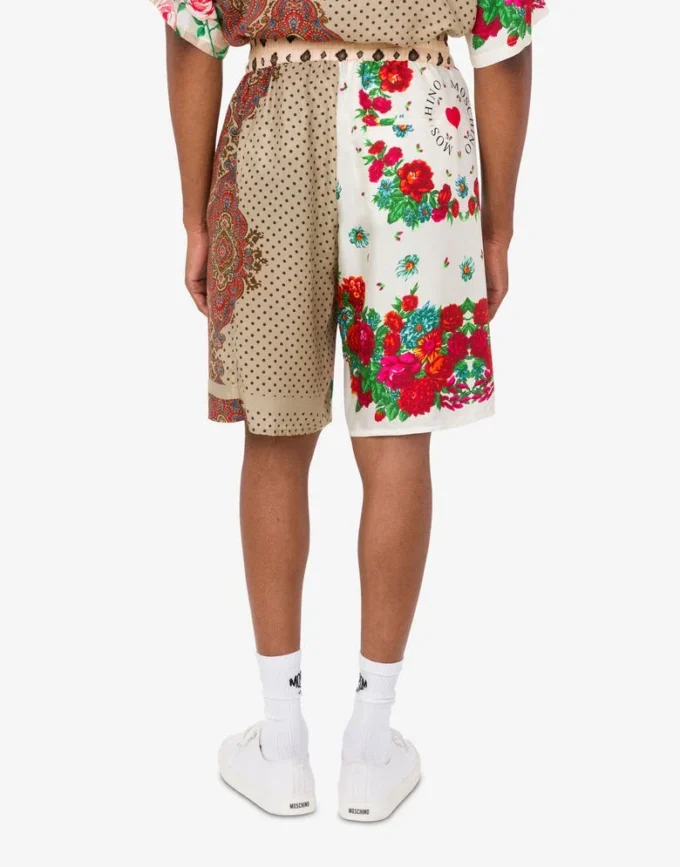 Bermudashorts i tryckt siden Bermudashorts i tryckt siden