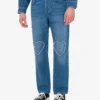 Blå bomullsdenimbyxor Blå bomullsdenimbyxor