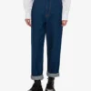 Blå bomullsdenimbyxor