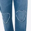 Blå bomullsdenimbyxor Blå bomullsdenimbyxor