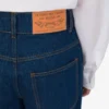 Blå bomullsdenimbyxor