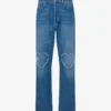 Blå bomullsdenimbyxor Blå bomullsdenimbyxor