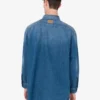 Blå bomullsdenimskjorta Blå bomullsdenimskjorta