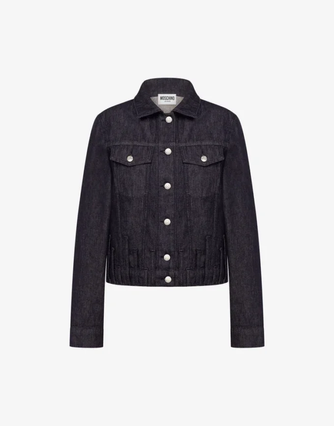 Bomullsjacka i denim