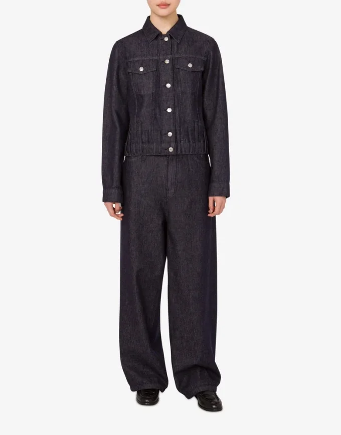 Bomullsjacka i denim