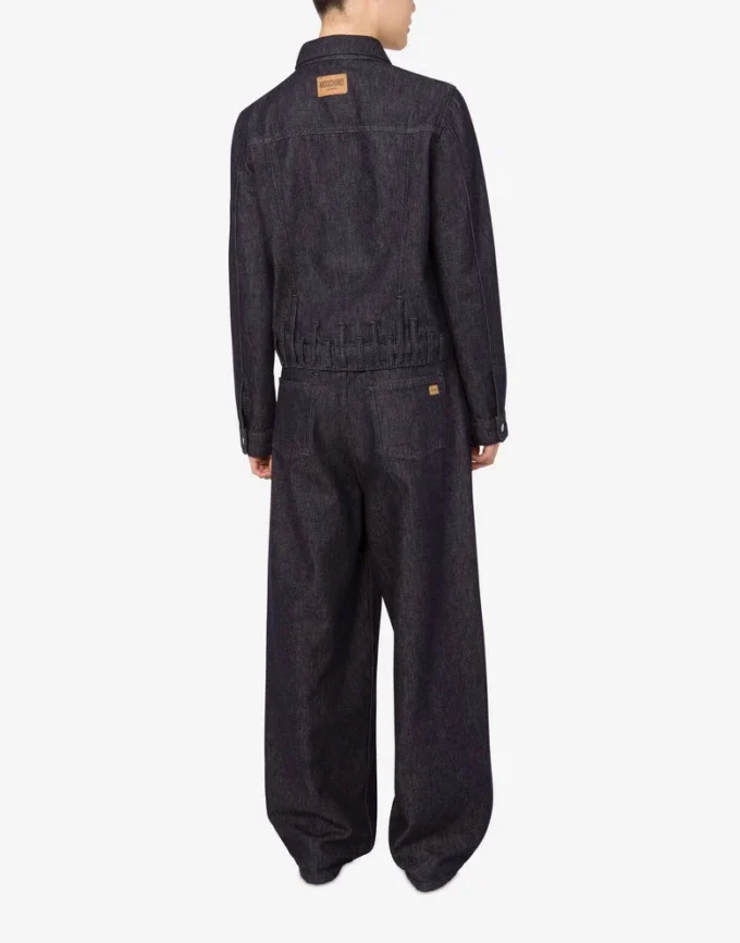 Bomullsjacka i denim