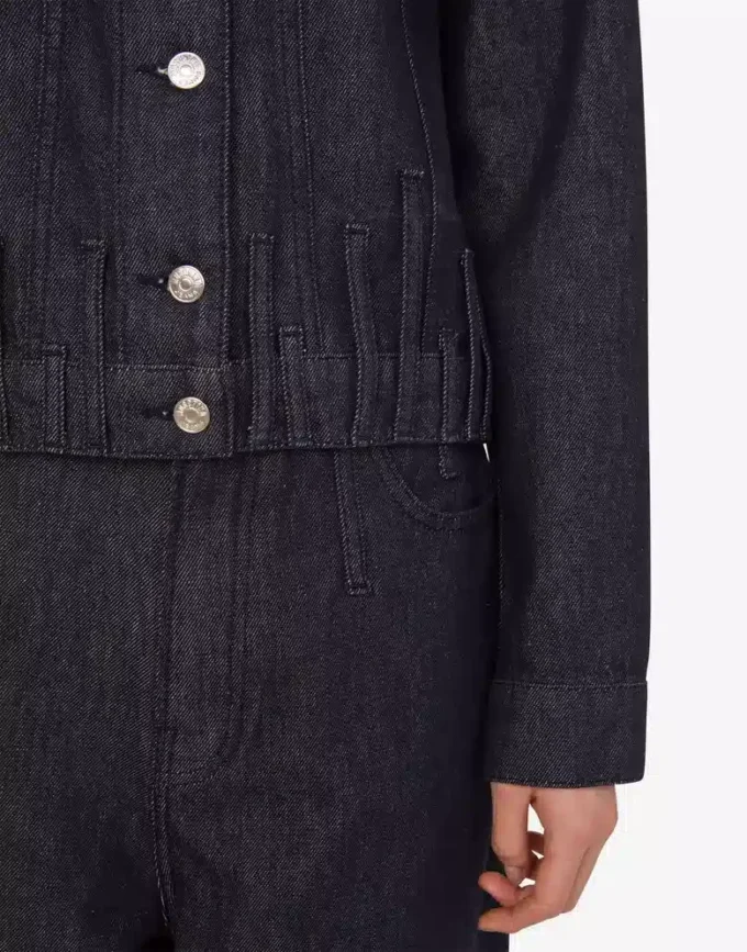 Bomullsjacka i denim