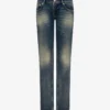 Bomullsjeansbyxor Bomullsjeansbyxor