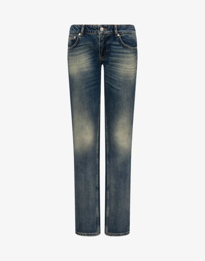 Bomullsjeansbyxor Bomullsjeansbyxor