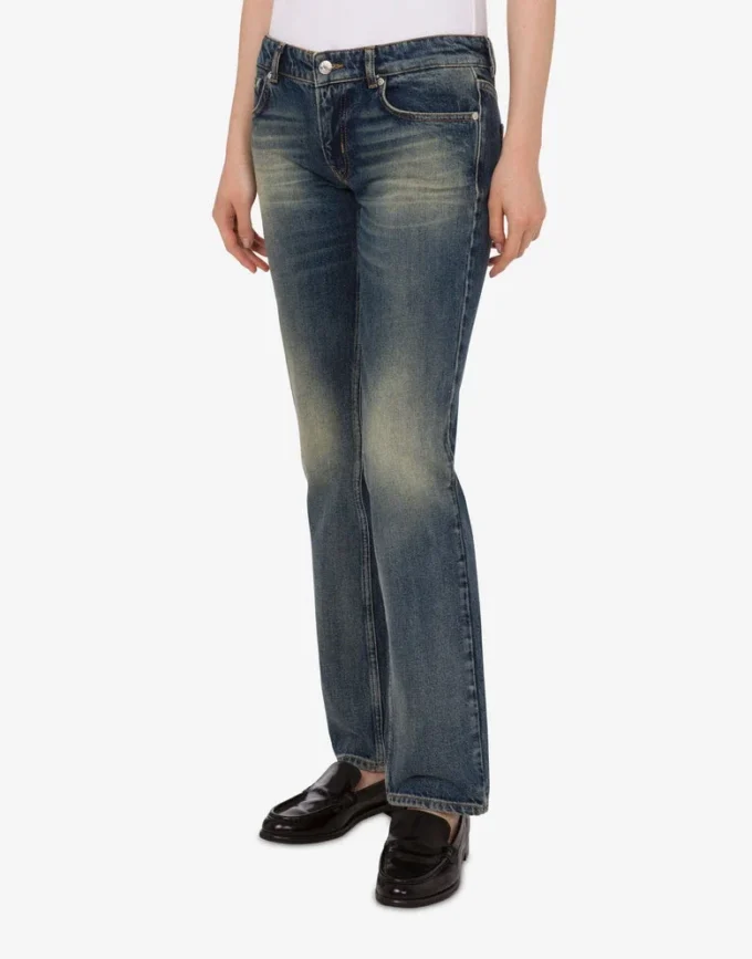 Bomullsjeansbyxor Bomullsjeansbyxor