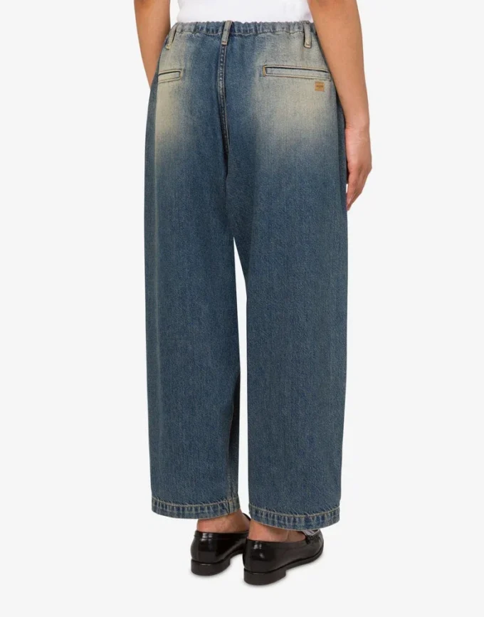 Bomullsjeansbyxor Bomullsjeansbyxor