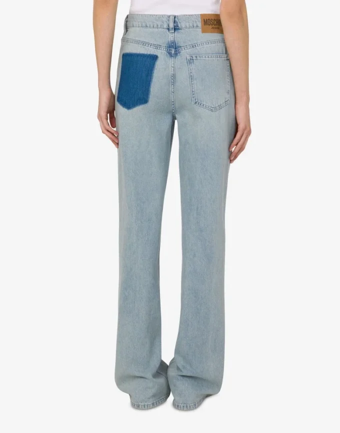 Bomullsjeansbyxor Bomullsjeansbyxor