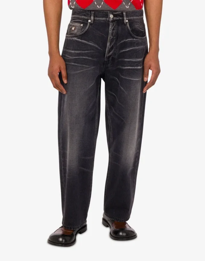 Bomullsjeansbyxor Bomullsjeansbyxor