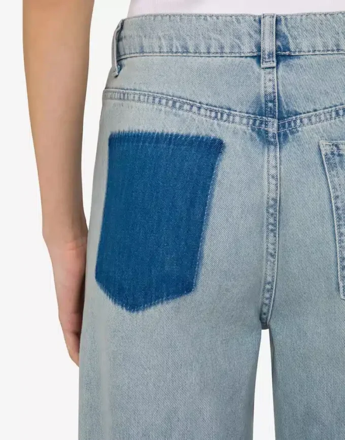 Bomullsjeansbyxor Bomullsjeansbyxor