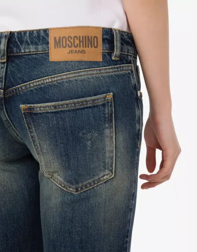 Bomullsjeansbyxor Bomullsjeansbyxor