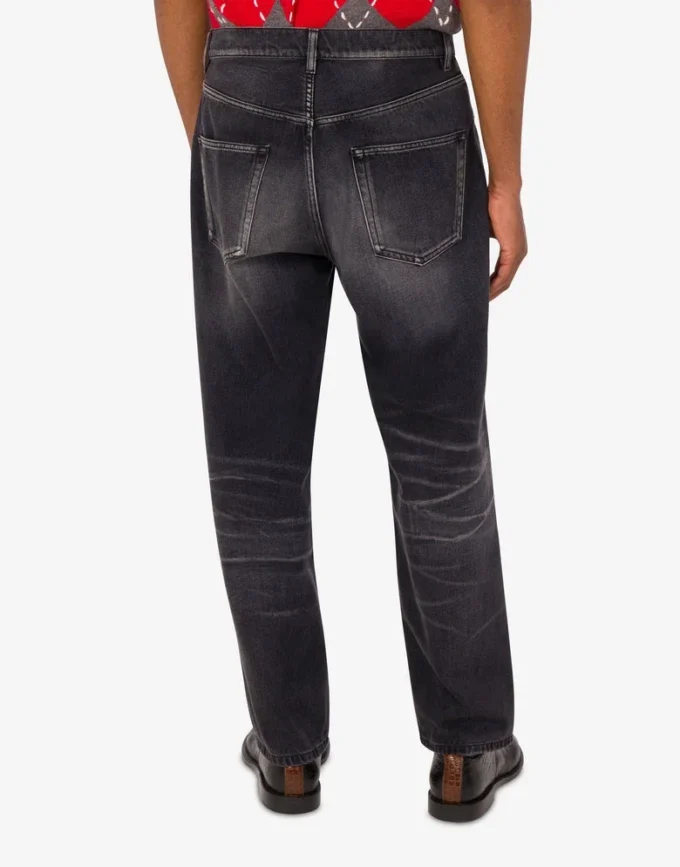 Bomullsjeansbyxor Bomullsjeansbyxor