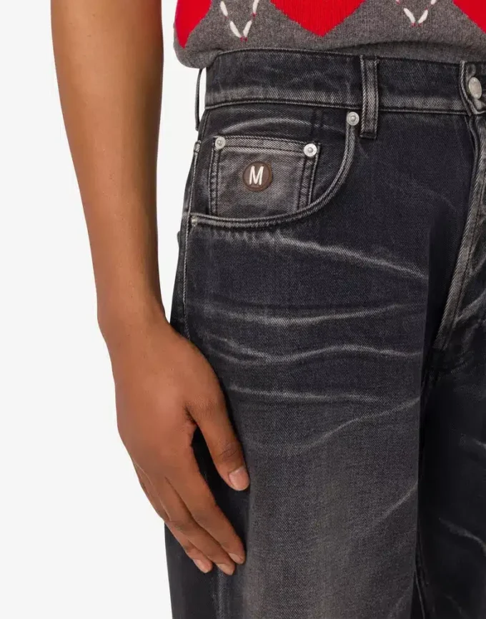 Bomullsjeansbyxor Bomullsjeansbyxor