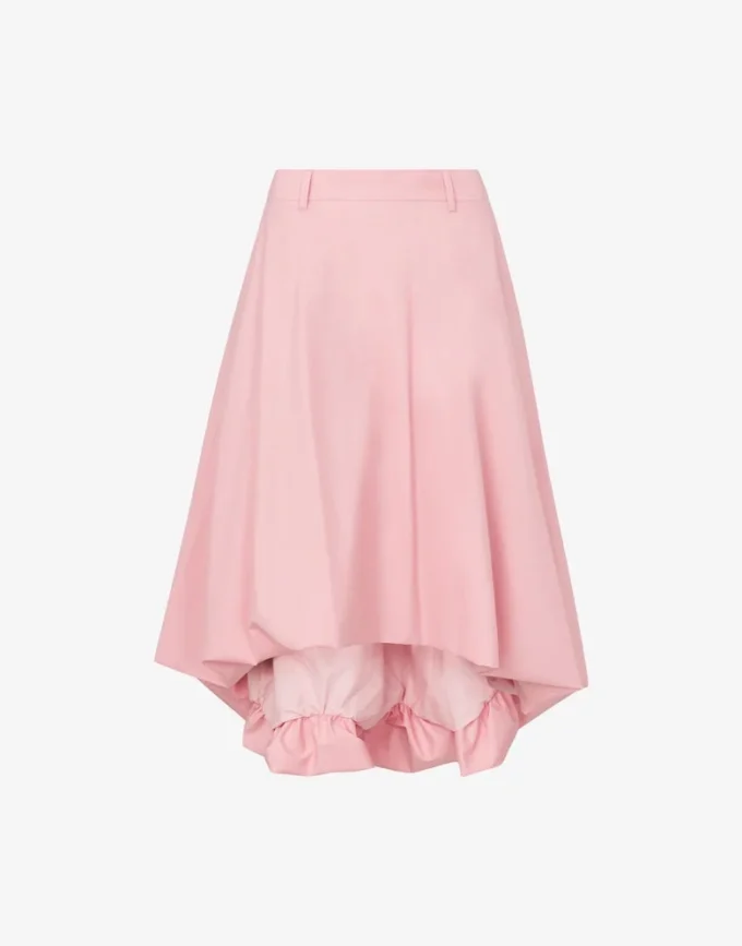 Bomullspoplin-kjol