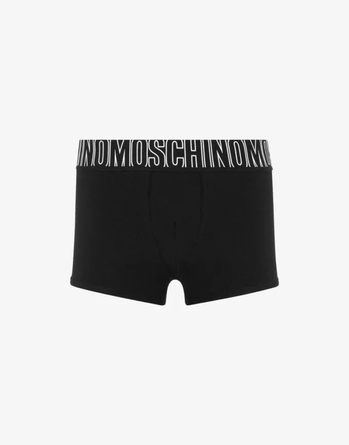 Boxershorts i stretchjersey Gummi