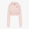 Broderad korta sweatshirt i bomull Broderad korta sweatshirt i bomull
