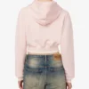 Broderad korta sweatshirt i bomull Broderad korta sweatshirt i bomull