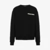 Broderad sweatshirt i ekologisk bomull