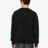 Broderad sweatshirt i ekologisk bomull