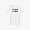 Broderad T-shirt i ekologisk bomullsjersey