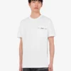 Broderad T-shirt i ekologisk bomullsjersey