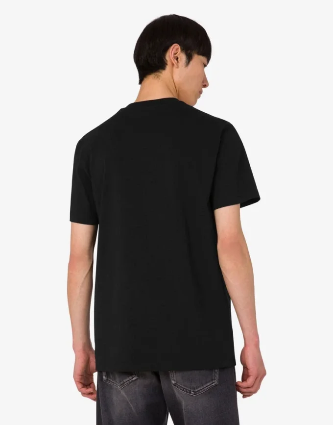 Broderad T-shirt i ekologisk bomullsjersey