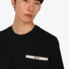 Broderad T-shirt i ekologisk bomullsjersey