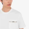 Broderad T-shirt i ekologisk bomullsjersey