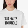 Broderad T-shirt i ekologisk bomullsjersey
