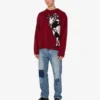 Byxor i patchwork-denim