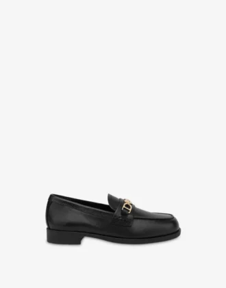 College-loafers i kalvskinn