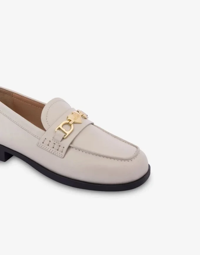 College-loafers i kalvskinn