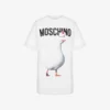 Ekologisk jersey-T-shirt med gås-tryck