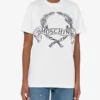 Ekologisk jersey-T-shirt med Laurel Crown-logotyp