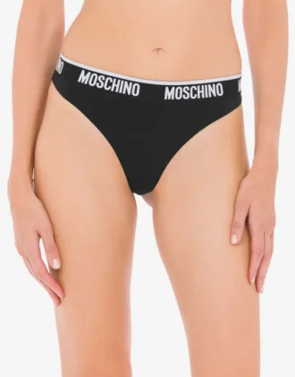 Elastisk string med logotypband Elastisk string med logotypband