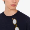 Extrafin merinoullströja med intarsia