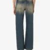 Flarebyxor i bomullsdenim
