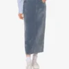 Flockad denimkjol Flockad denimkjol
