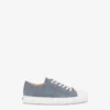 Flockade sneakers i denim