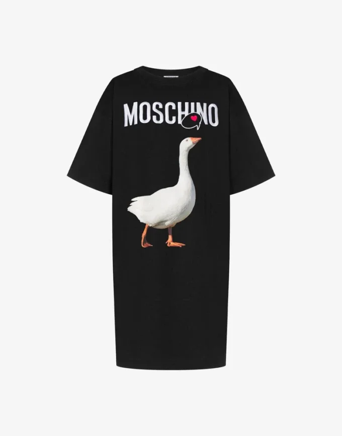 Goose-klänning i ekologisk bomullsjersey