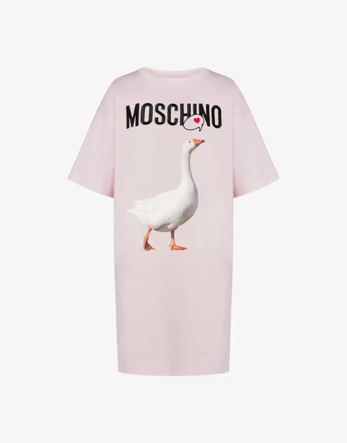 Goose-klänning i ekologisk bomullsjersey